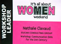 It’s all about WOMEN weekend